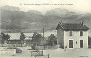 74 Haute Savoie / CPA FRANCE 74 "Sevrier, la gare, le port et la Tournette"