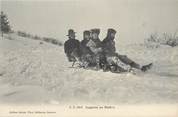 74 Haute Savoie / CPA FRANCE 74 "Lugeurs au Salève" / LUGE