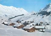 74 Haute Savoie / CPSM FRANCE 74 "Super Grand Bornand, village du Chinaillon et les champs"