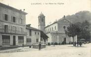 38 Isere / CPA FRANCE 38 "L'Albenc, la place de l'église"