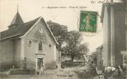 38 Isere / CPA FRANCE 38 "Apprieu, place de l'église"