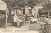 38 Isere / CPA FRANCE 38 "Anthon, terrasse de l'hôtel Saint Hubert"