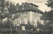 38 Isere / CPA FRANCE 38 "Burcin, maison de famille au bon repos"