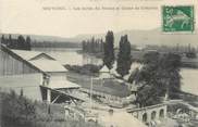 38 Isere / CPA FRANCE 38 "Bouvesse, les bords du Rhône"