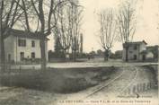 38 Isere / CPA FRANCE 38 "La Bruyère, gare PLM et la gare du tramway"