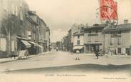 38 Isere / CPA FRANCE 38 "Bourgoin, Jallieu, place Saint Michel et grande rue"