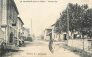 38 Isere / CPA FRANCE 38 "La Chapelle de la Tour, grande rue"