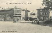 38 Isere / CPA FRANCE 38 "Les Côtes d'Arey, la place et la poste "