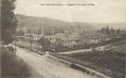 38 Isere / CPA FRANCE 38 "Chasse, l'église et le vieux village"