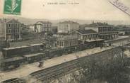 38 Isere / CPA FRANCE 38 "Chasse, la gare "