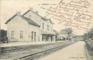 38 Isere / CPA FRANCE 38 "Crémieu, la gare"