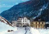 74 Haute Savoie / CPSM FRANCE 74 "Vallorcine, le Mont Blanc Hôtel et la poste"