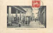 38 Isere / CPA FRANCE 38 "Le Grand Lemps, la halle et la grande rue"