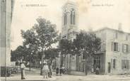 38 Isere / CPA FRANCE 38 "Heyrieux, av de l'église"