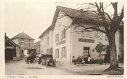 38 Isere / CPA FRANCE 38 "Leyrieu, la place"