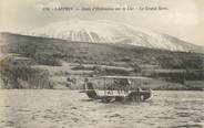 38 Isere / CPA FRANCE 38 "Laffrey, essai d'hydravion sur le lac"