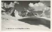 74 Haute Savoie / CPSM FRANCE 74 "Aiguille Verte, vue du refuge Albert 1er"