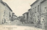 38 Isere / CPA FRANCE 38 "Montseveroux, grande rue"