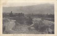 38 Isere / CPA FRANCE 38 "Montalieu, vue panoramique sur les chantiers de la Gare PLM"