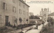 38 Isere / CPA FRANCE 38 "Notre Dame de l'Osier, pension de famille, l'entrée principale"