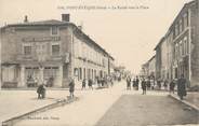 38 Isere / CPA FRANCE 38 "Pont Evêque, la route vers la place"