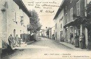 38 Isere / CPA FRANCE 38 "Pressieu, grande rue"