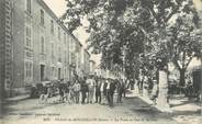 38 Isere / CPA FRANCE 38 "Le Péage du Roussillon, la poste et rue de la gare"