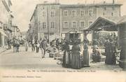 38 Isere / CPA FRANCE 38 "Le Péage du Roussillon, place du marché et la Halle"