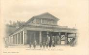 38 Isere / CPA FRANCE 38 "Pont de Beauvoisin, les Halles et le Théâtre"