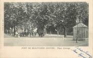 38 Isere / CPA FRANCE 38 "Pont de Beauvoisin, Place Carouge "