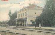 38 Isere / CPA FRANCE 38 "Pont de Beauvoisin, la gare "