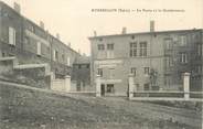 38 Isere / CPA FRANCE 38 "Roussillon, la poste et la gendarmerie"