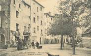 48 Lozere .CPA FRANCE  48 " Langogne, Place de l'Eglise"