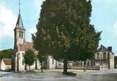 89 Yonne / CPSM FRANCE 89 "Chigy, l'église, l'école, la mairie"