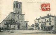 42 Loire .CPA FRANCE 42 "Pélussin, Eglise Saint Jean Baptiste"
