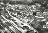 89 Yonne / CPSM FRANCE 89 "Nuits sur Armançon, vue aérienne sur la gare et les hôtels"