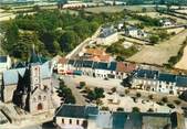 89 Yonne / CPSM FRANCE 89 "Quarre les Tombes, vue générale aérienne de la place"