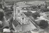 89 Yonne / CPSM FRANCE 89 "Pourrain, vue aérienne de l'église "