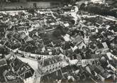 89 Yonne / CPSM FRANCE 89 "Ravières, vue aérienne sur la mairie et l'église"