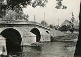 89 Yonne / CPSM FRANCE 89 "Voutenay sur Cure, le pont sur la cure"