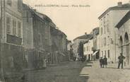 42 Loire .CPA  FRANCE 42 " Sury le Comtal, Place Grenette"