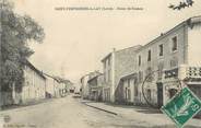 42 Loire .CPA  FRANCE 42 " Saint Symphorien de Lay, Route de Roanne"