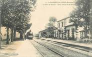 42 Loire .CPA  FRANCE 42 " Saint Rambert sur Loire, La Gare du Bonson" /TRAIN