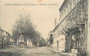 42 Loire .CPA  FRANCE 42 " Saint Germain Laval, Place de la Génétine"