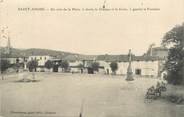 42 Loire .CPA  FRANCE 42 " Saint André, Un coin de la place, le château et la croix, la fontaine"