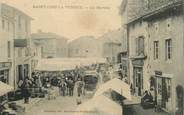 42 Loire .CPA  FRANCE 42 " St Just la Pendue, Le marché"