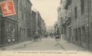 42 Loire .CPA  FRANCE 42 " St Julien en Jarez, La Grande Rue"