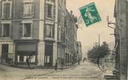 42 Loire .CPA FRANCE 42 "St Julien Molin Molette, Place de la Bascule et Route de Colombier"