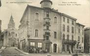 07 Ardeche .CPA  FRANCE 07 "Bourg St Andéol, Place du marché, ancienne tour et l'église " 