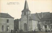 37 Indre Et Loire .CPA FRANCE 37 "Ambillou, L'église et la place"